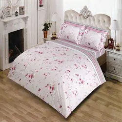 پارچه ملحفه ساتن ملرز طرح زیره ارکید orchid