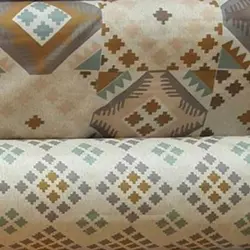 پارچه ملحفه رانفرس ملرز طرح زیره تایل tile