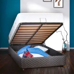 تخت باکس جک دار آویون 180*200 رنگ مشکی