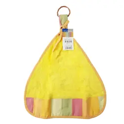 حوله اشپزخانه کتان رزین تاژ طرح رابید صورتی