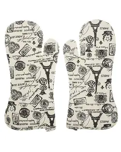 دستکش فر رزین تاژ چاپی طرح ایفل