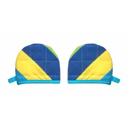 دستگیره قابلمه کتان طرح رابید آبی