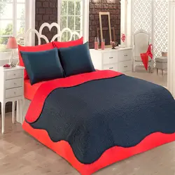 روتختی یکنفره رنگ سرمه ای-قرمز