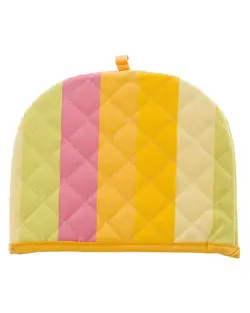 روقوری کتان رزین تاژ طرح رابید صورتی