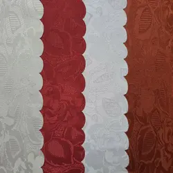 رومیزی ژاگارد 6نفره مستطیل 180*150 رزکرم