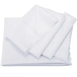 رومیزی ژاگارد 8 نفره مستطیل 250*150 طرح رمانس سفید