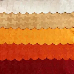 رومیزی ژاگارد 8 نفره مستطیل 250*150 طرح کنزو کرم