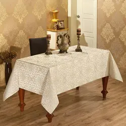 رومیزی لنین 4نفره مربع 150*150 طرح لوور