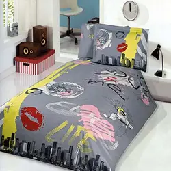 ست لحاف سه تکه نوجوان طرح لایف