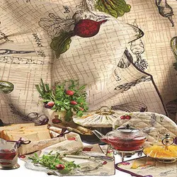 سرویس آشپزخانه 22 تکه رزین تاژ چاپی طرح تربچه