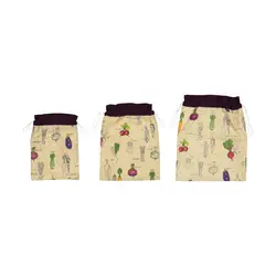 کیسه سبزی چاپی رزین تاژ طرح تربچه 3عددی