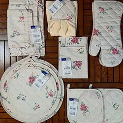 کیسه سبزی چاپی رزین تاژ طرح کوبلن 3عددی