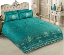 ملحفه روانداز تک دونفره ساتن طرح کاترین