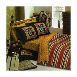 نیم ست ملحفه دونفره 180 کتان طرح گبه