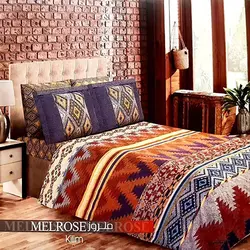 نیم ست ملحفه دونفره 180کتان طرح گلیم