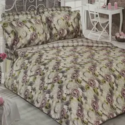 نیم ست ملحفه یکنفره عرض 90 ساتن طرح جوانا