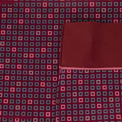 نیم ست ملحفه یکنفره عرض120ساتن طرح اسکوار