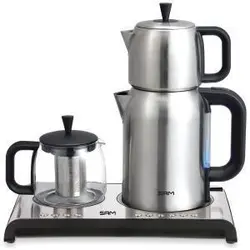 چای ساز قوری کنار کتری سام مدل TM-312 ST