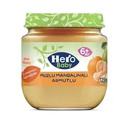 پوره مخلوط میوه نارنگی، موز و گلابی هرو بیبی Hero Baby