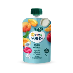 پوره ساندیسی سیب، زردآلو و خامه فروتونیانیا Frutonyanya