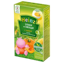 سرلاک گندم ٬ ذرت و کدو حلوایی بدون شیر هاینز Heinz