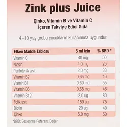 شربت زینک پلاس یورو ویتال EuRho VITAL