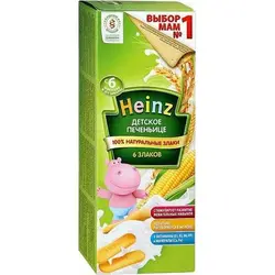 بیسکویت انگشتی ۶ غله با شیر سویا هاینز Heinz