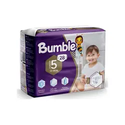 پوشک بامبل Bumble سایز 5 بسته 28 عددی