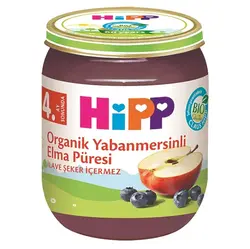 پوره میوه ارگانیک بلوبری و سیب هیپ Hipp