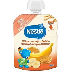 پوره ساندیسی بیسکویت، موز و پرتقال نستله Nestle