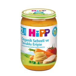 پوره سوپ ارگانیک ماکارونی ، سبزیجات و مرغ هیپ Hipp