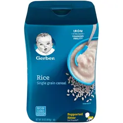 سرلاک برنج بدون شیر Gerber گربر 454 گرمی | فروشگاه اینترنتی ایران بیبی
