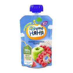 پوره ساندیسی سیب، تمشک و پنیر فروتونیانیا Frutonyanya