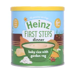 سرلاک برنج و سبزیجات هاینز انگلیس Heinz مخصوص شام | فروشگاه اینترنتی ایران بیبی