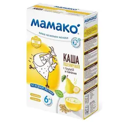 سرلاک پروبیوتیک گندم، موز و گلابی با شیر بز +6 ماماکو Mamako