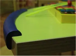 محافظ لبه نینو NINNO مدل جامبو سایز بزرگ رنگ آبی