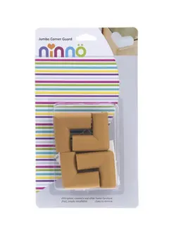 محافظ گوشه جامبو کوچک نینو NINNO بسته 4 عددی رنگ گردویی | فروشگاه اینترنتی ایران بیبی