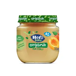 پوره میوه ارگانیک زردآلو هرو بیبی Hero baby