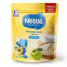 سرلاک فرنی برنج و سیب با شیر نستله Nestle روسی