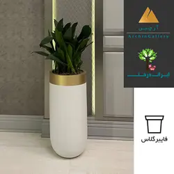 گلدان هدیه لوکس برگ عبایی شماره 7