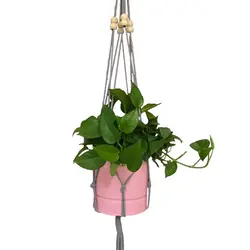 گلدان پتوس به همراه آویز مکرومه شماره 32 - ایران درخت