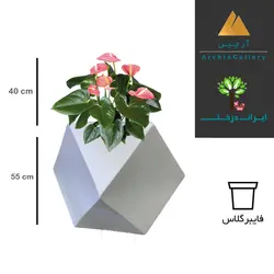 گلدان دکوراتیو آنتوریوم شماره 23 (ارسال سریع امروز)