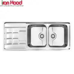 سینک میکس پلاس مدل P 8022 توکار