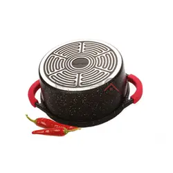 سرویس قابلمه 12 پارچه منارک زرساب کد MK-8450 - ایران جهاز