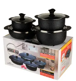 سرویس پخت و پز 10 پارچه گرانیتی فورج منتخب