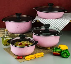 سرویس پخت و پز 10 پارچه گرانیتی فورج منتخب