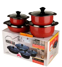 سرویس پخت و پز 10 پارچه گرانیتی فورج منتخب