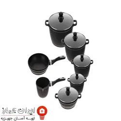 سرویس پخت و پز و ماهیتابه زرساب 12 پارچه  مدل ML-7400