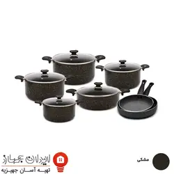 سرویس پخت و پز و ماهیتابه زرساب سری ویولت 12 پارچه  مدلVL-7800