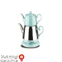 چای ساز و کتری برقی کرکماز مدل Korkmaz Nosta کد A339